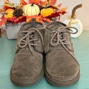 Brown Suede Lace-Up Shoes SZ 7 box 6